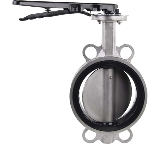 Затвор дисковый поворотный DN.ru 316L-316L-VITON Ду150 Ру16 с рукояткой D050-06562