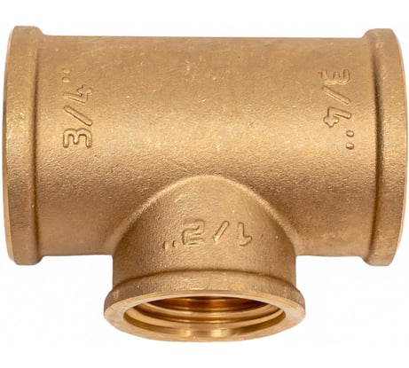 Тройник LD PRIDE 3/4'' - 1/2'' - 3/4'' вн/вн/вн, латунь 20-15-20 552124