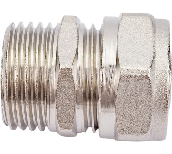 Обжимной соединитель STI латунный, Ду16x1/2" Ру25, наружная резьба D190-00003 1