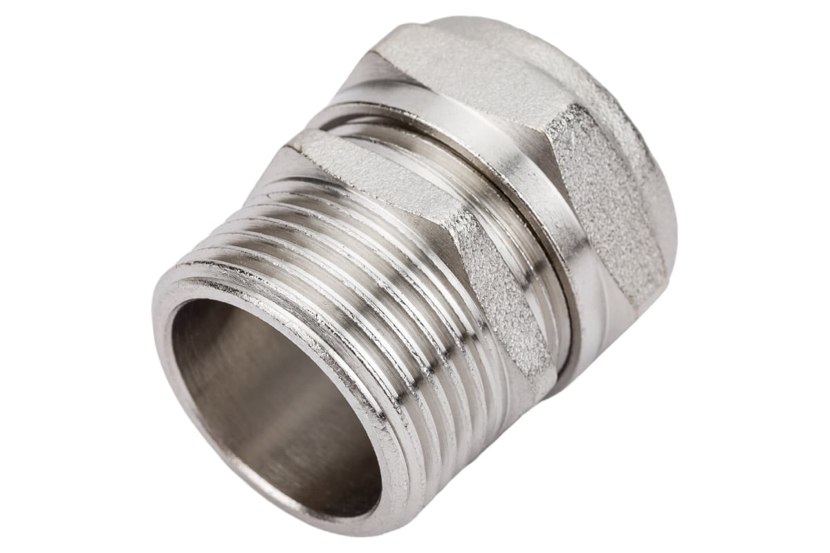 Обжимной соединитель STI латунный, Ду20x3/4" Ру25, наружная резьба D190 ...