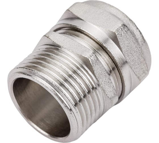 Обжимной соединитель STI латунный, Ду20x3/4" Ру25, наружная резьба D190-00011