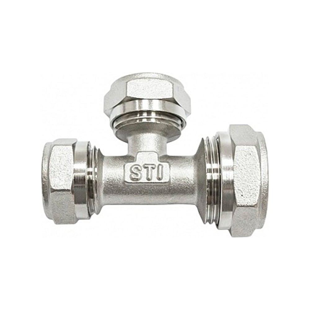 Обжимной тройник STI латунный, ду26x20x20 ру25 D190-00048 - выгодная ...