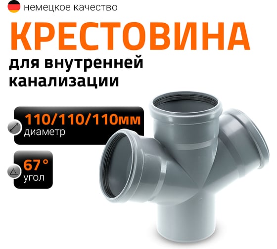 Крестовина одноплоскостная HTDA 110x110x110 Ostendorf 115900