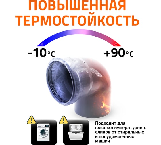 Отвод однораструбный (15°) HTB 40 Ostendorf 111100