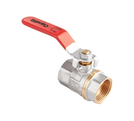 Шаровой полнопроходной кран AquaHit 1 1/4" вн-вн, ручка (6 шт. в уп.) BV.311.07-06