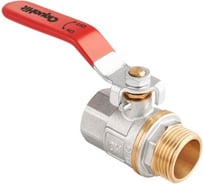 Шаровой полнопроходной кран AquaHit 1 1/2" вн-нар, ручка (4 шт. в уп.) BV.312.08-04