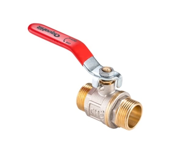 Шаровый полнопроходной кран AquaHit 1" нар-нар, ручка (8 шт. в уп.) BV.316.06-08