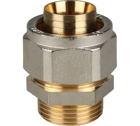 Переходник с наружной резьбой STOUT Sfs-0001-000132 1"х32 для металлопластиковых труб, винтовой RG008S9DIAVVE2