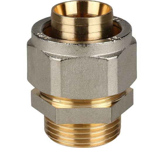 Переходник с наружной резьбой STOUT Sfs-0001-000132 1"х32 для металлопластиковых труб, винтовой RG008S9DIAVVE2