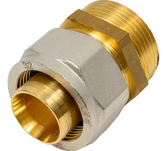 Переходник с наружной резьбой STOUT Sfs-0001-011432 1 1/4"х32 для металлопластиковых труб, винтовой RG008S9DIBPAM8