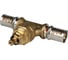 Вентиль с хромированной ручкой STOUT Sfp-0014-001616 16x16 для металлопластиковых труб, прессовой RG008S9C4SK22C 1