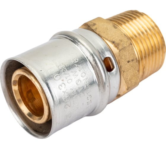 Переходник для металлопластиковых труб STOUT Sfp-0001-003426 с наружной резьбой 3/4"х26 прессовой RG008S95VQRLK9