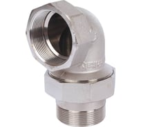 Разъемное угловое соединение "американка" STOUT Sft-0057-000002 вн, уплотнение под гайкой o-ring кольцо, никелированное 2" RG008T5QA2C9NS