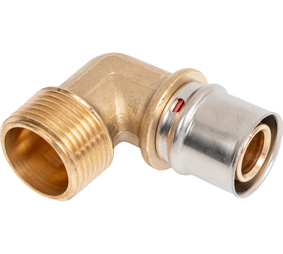 Угольник-переходник с наружной резьбой STOUT Sfp-0011-000126 1"х26 для металлопластиковых труб, прессовой RG008U91OUNQJS 1