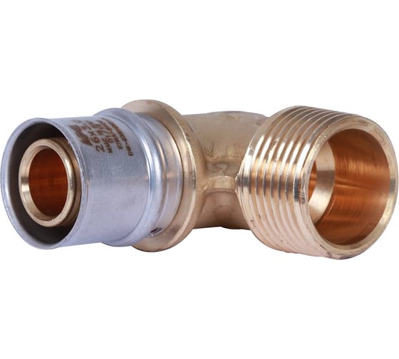 Угольник-переходник с наружной резьбой STOUT Sfp-0011-000126 1"х26 для металлопластиковых труб, прессовой RG008U91OUNQJS 1