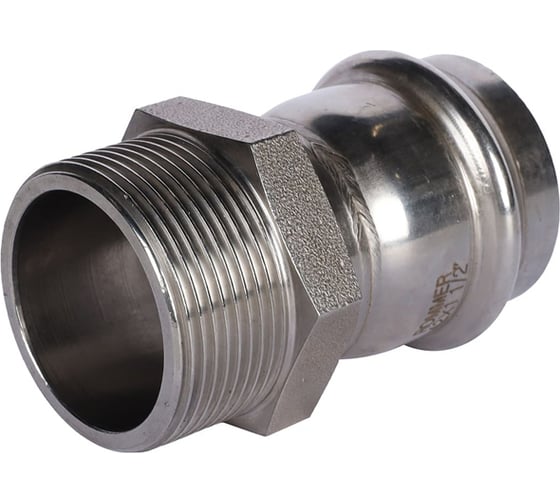 Переходник ROMMER Rss-0021-042112 впр-нр, 42x1 1/2, из нержавеющей стали, прессовой RG0091KSNP4DLI