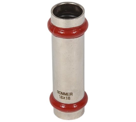 Надвижная муфта ROMMER Rss-0019-000018 впр, 18 из нержавеющей стали, прессовой RG0091KSNOVHKH