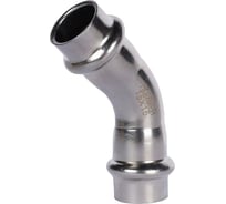 Угольник ROMMER 45 впр-впр, 15, из нержавеющей стали, прессовой Rss-0005-000015 RG0091KSNOBAO3