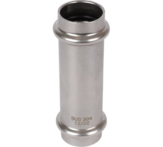 Равнопроходная муфта ROMMER Rss-0017-000022 впр, 22 из нержавеющей стали, прессовой RG0091KSNOTBS2