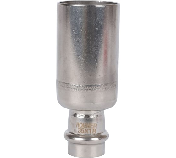Переходная муфта ROMMER Rss-0020-003518 впр-нпр 35x18, из нержавеющей стали, прессовой RG0091KSNP1F4U 1
