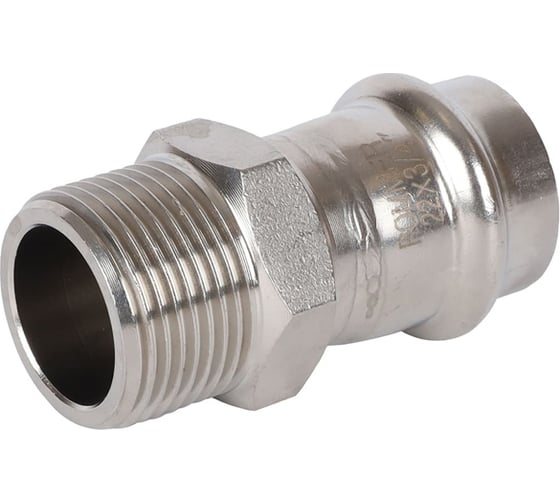 Переходник ROMMER Rss-0021-002234 впр-нр, 22x3/4, из нержавеющей стали, прессовой RG0091KSNP3H5C