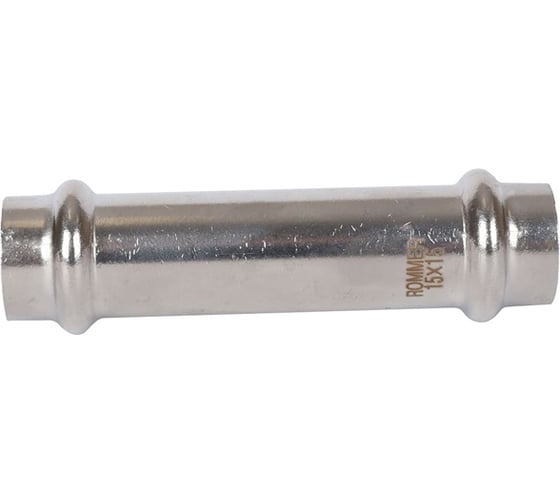 Равнопроходная муфта ROMMER Rss-0017-000015 впр, 15 из нержавеющей стали прессовой RG0091KSNOT2C0