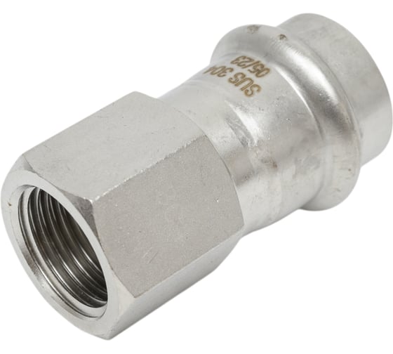 Переходник ROMMER Rss-0022-002212 впр-вр, 22x1/2, из нержавеющей стали, прессовой RG0091KSNP555O