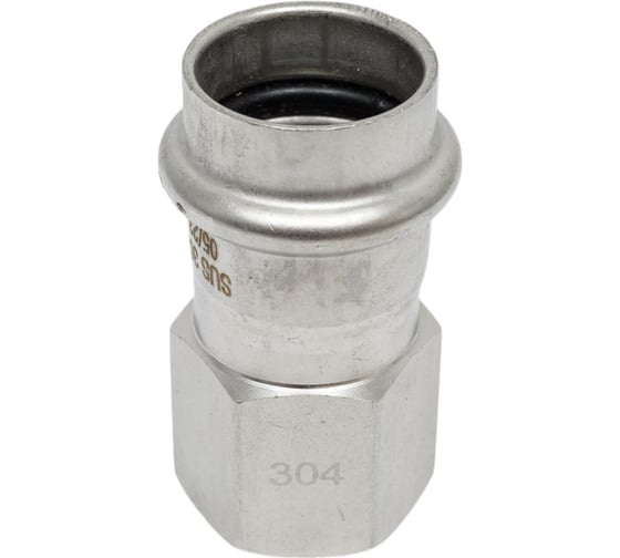 Переходник ROMMER Rss-0022-002212 впр-вр, 22x1/2, из нержавеющей стали, прессовой RG0091KSNP555O
