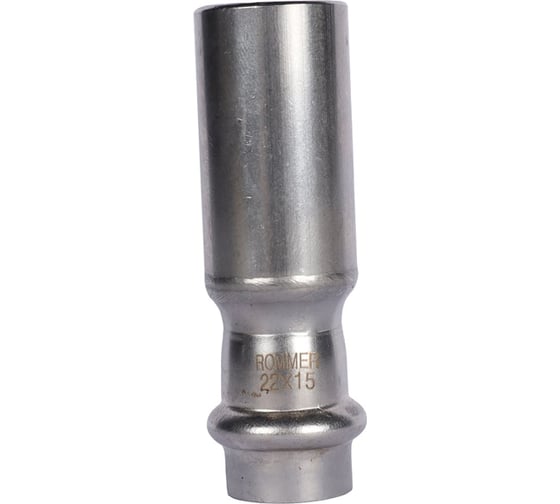 Переходная муфта ROMMER Rss-0020-002215 впр-нпр 22x15, из нержавеющей стали, прессовой RG0091KSNP0ISO