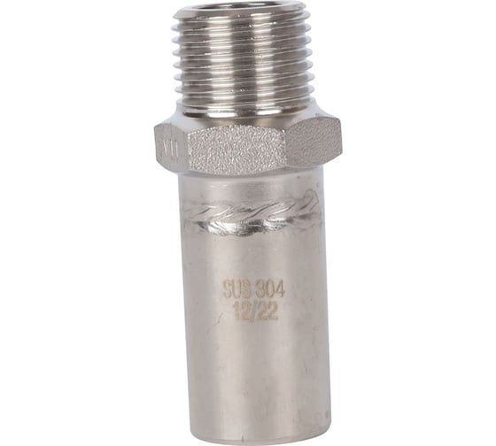 Переходная вставка ROMMER Rss-0024-002212 нпр-нр, 22x1/2, из нержавеющей стали, прессовой RG0091KSNP9OEJ 1