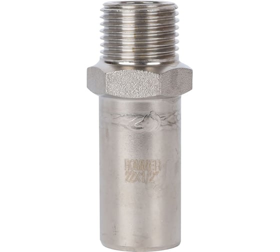 Переходная вставка ROMMER Rss-0024-002212 нпр-нр, 22x1/2, из нержавеющей стали, прессовой RG0091KSNP9OEJ