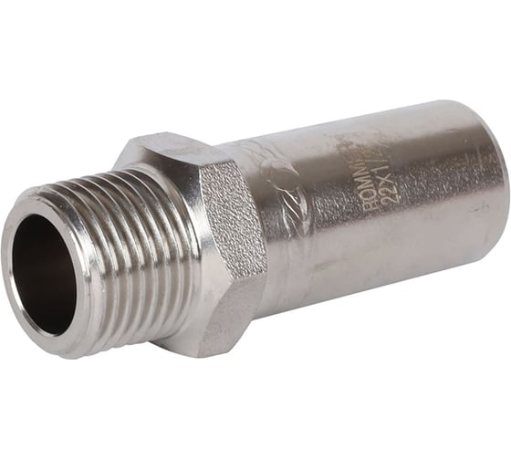 Переходная вставка ROMMER Rss-0024-002212 нпр-нр, 22x1/2, из нержавеющей стали, прессовой RG0091KSNP9OEJ