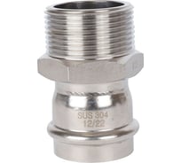 Переходник ROMMER Rss-0021-035114 впр-нр, 35x1 1/4, из нержавеющей стали, прессовой RG0091KSNP48TH
