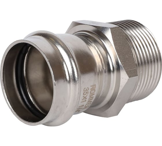 Переходник ROMMER Rss-0021-035114 впр-нр, 35x1 1/4, из нержавеющей стали, прессовой RG0091KSNP48TH