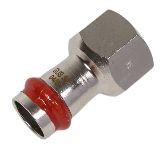 Переходник ROMMER Rss-0022-001834 впр-вр, 18x3/4, из нержавеющей стали, прессовой RG0091KSNP50DN 1