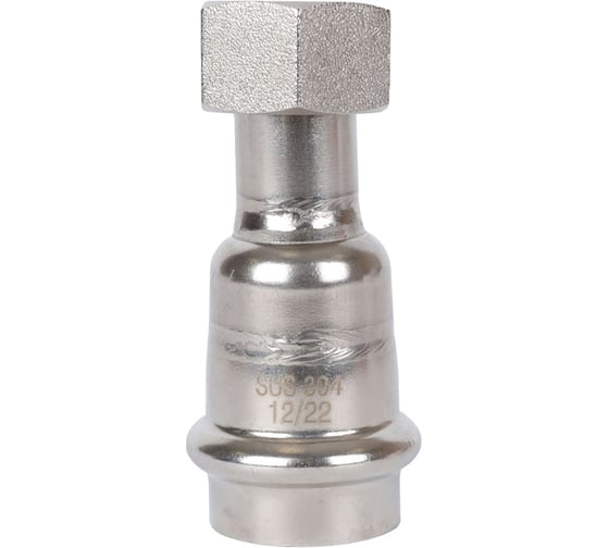 Переходник с накидной гайкой ROMMER Rss-0026-002212 впр-вр, 22x1/2, из нержавеющей стали, прессовой RG0091KSNPE2VO