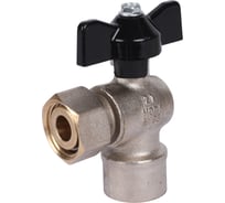Угловой шаровой кран с накидной гайкой STOUT Svb-1010-000015 вр/накидная гайка, ручка бабочка 1/2x1/2 RG0090IML5DG3F