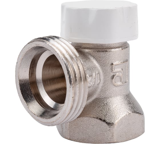 Запорно-балансировочный угловой клапан STOUT Svl-1156-100015 1/2" (с дополнительным уплотнением) RG008VL0HPSIBT