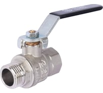 Шаровой кран STOUT Svb-0013-000015 стандартнопроходной, вр/нр, ручка рычаг 1/2" RG008S1SO6FVMB