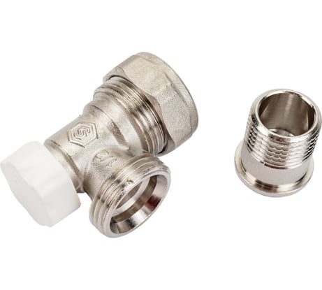 Угловой запорно-балансировочный клапан STOUT Svl-1166-000015 1/2" х 3/4"ек RG008UEA9CDS0J