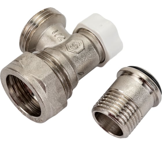 Угловой запорно-балансировочный клапан STOUT Svl-1166-000015 1/2" х 3/4"ек RG008UEA9CDS0J