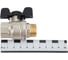 Шаровой кран STOUT Svb-0014-000015 стандартнопроходной, вр/нр, ручка бабочка 1/2" RG008S1SOGBMP1 4
