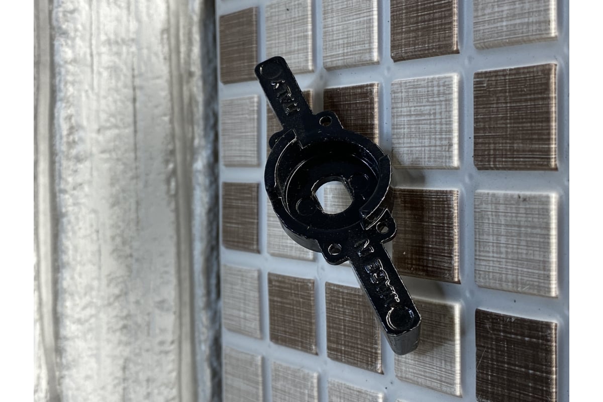 Ручка-бабочка для шарового крана STOUT Svb-but-1114 1"- 1 1/4" (чёрная ...