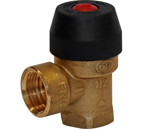 Предохранительный клапан для отопления STOUT Svs-0010-013015 3 бар 1/2"х1/2" (487.130) RG00919SFV1DC5
