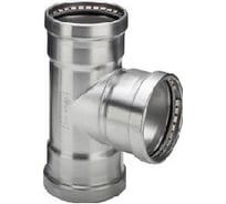 Тройник Viega Sanpress Inox XL, нержавеющая сталь, 64,0x42,0x64,0 мм 578046