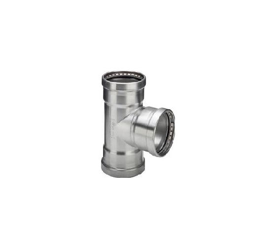 Тройник Viega Sanpress Inox XL, нержавеющая сталь, 64,0x42,0x64,0 мм 578046
