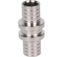 Соединительная муфта равнопроходная для труб из сшитого полиэтилена STOUT Sfa-0003-002002 20x2,0 никелированная, аксиальный RG0091E43G0D2G