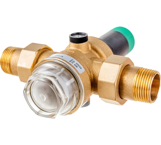 Клапан понижения давления Honeywell на холодную воду, диапазон регулировки 1.5-6 атм D06F-1"A D06F-1A