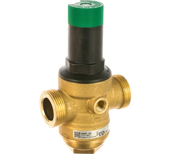 Клапан понижения давления Honeywell на горячую воду, диапазон регулировки 1.5-6 атм D06F-1"B D06F-1B