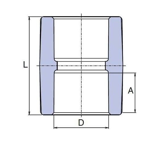 Муфта WAVIN EKOPLASTIK PP-R D32, EK SNA032RCTX